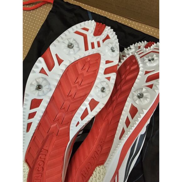 Saucony Endorphin 3, Spikes, Track, Running Shoes, S29070-2 Slate Mens Size 12.5 - Picture 11 of 12